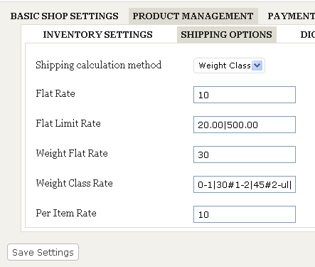 DukaPress Shipping Options